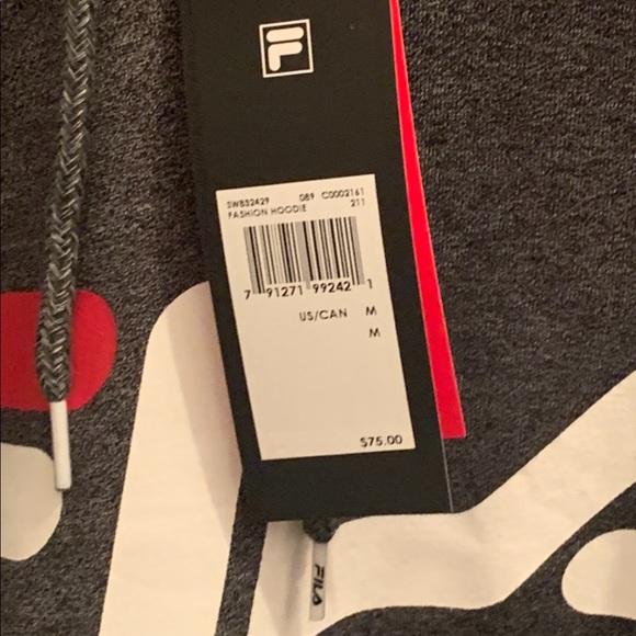 Fila hoodie, never worn. - Picture 3 of 3